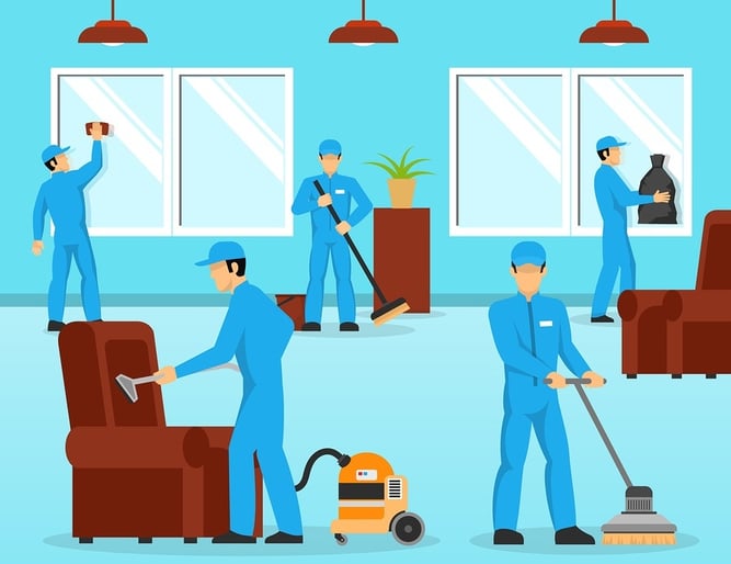 Janitorial Services 101 Zone Cleaning Versus Team Cleaning